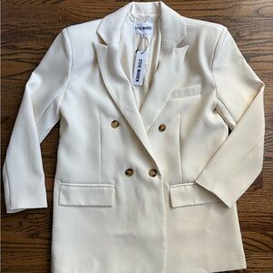Steve Madden Women's White Blazer